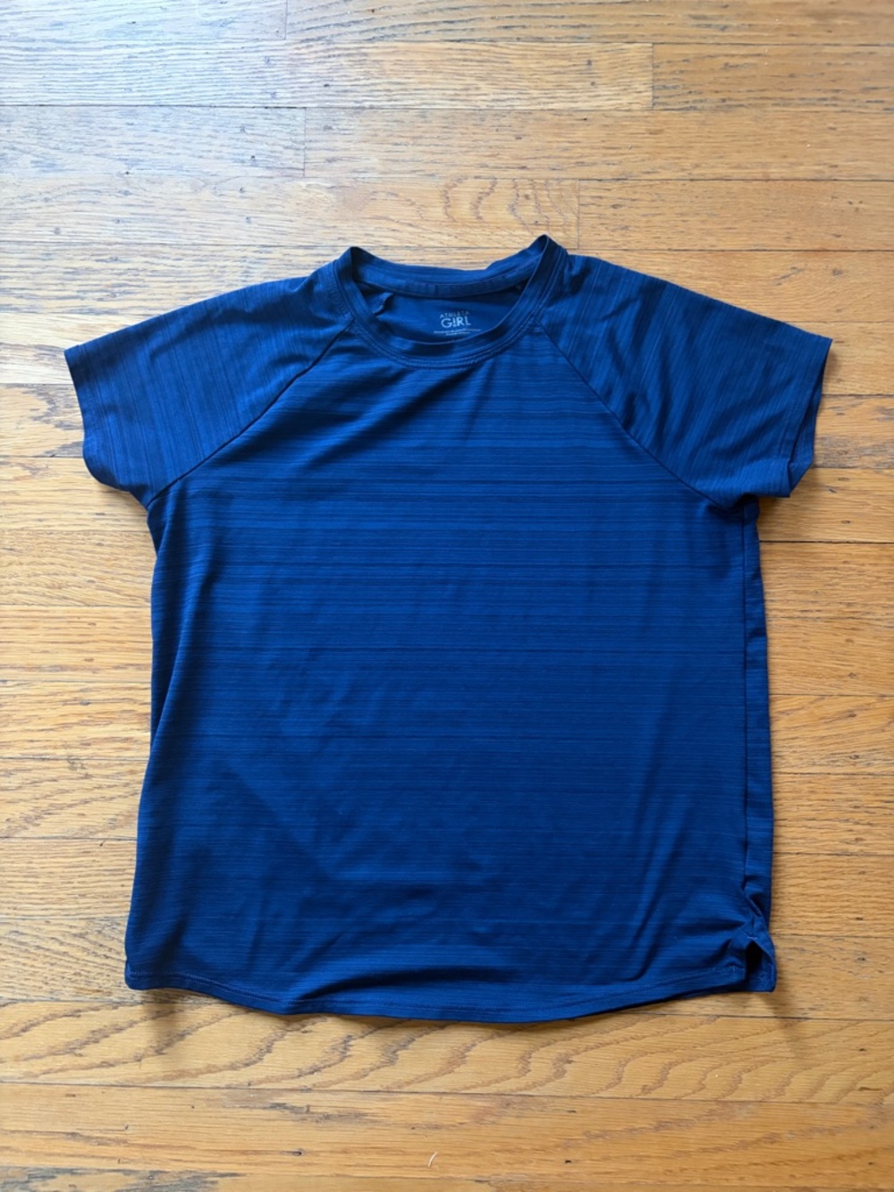 Athleta Girl Deep Navy Crew Neck Performance Top